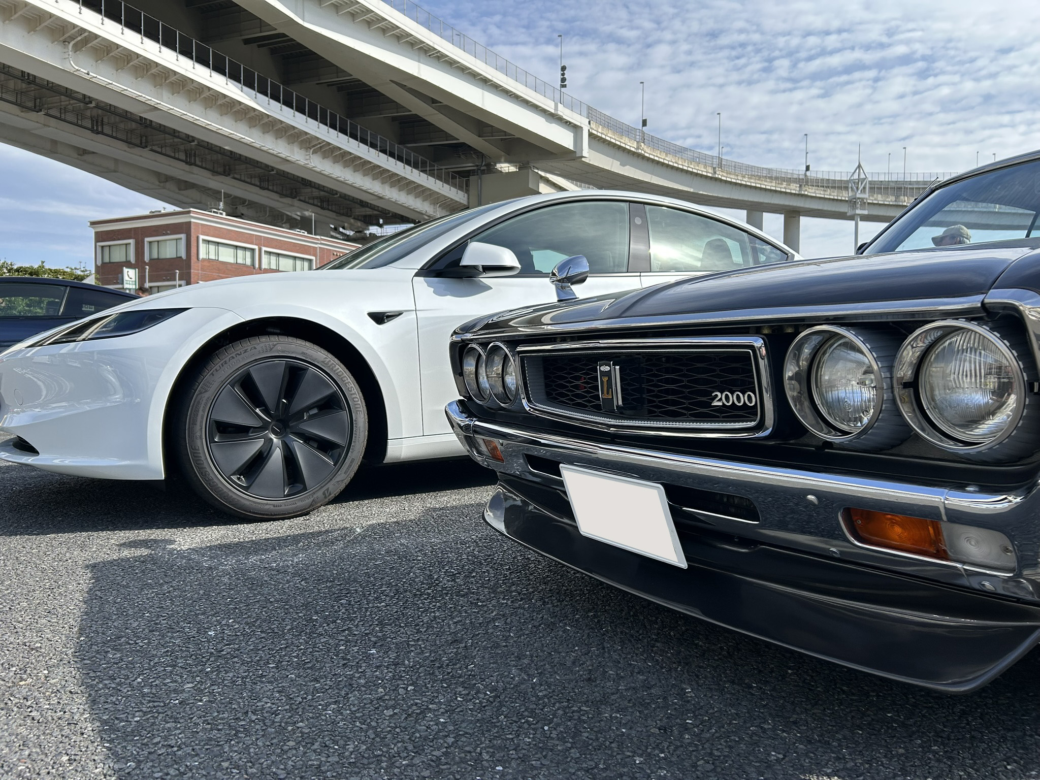 Model 3で初・大黒パーキング。